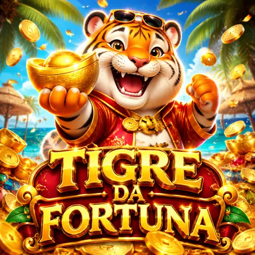 Cartão do jogo Fortune Tiger com símbolos dourados do tigre da fortuna